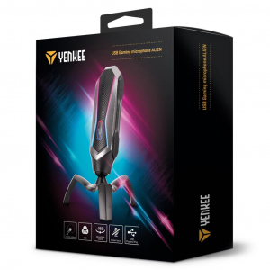 Yenkee YMC 1060 ALIEN asztali mikrofon fekete
